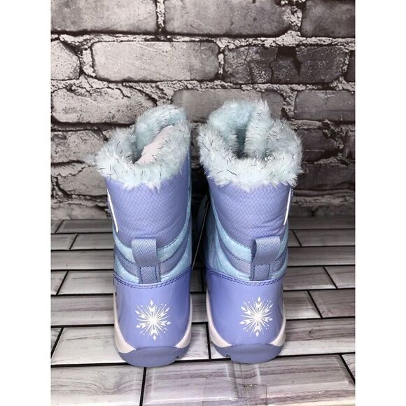 DISNEY X SOREL YOUTH WHITNEY FROZEN ELSA BOOTS FROSTED PURPLE SILVER Sz 5M US/37 - Picture 14 of 16